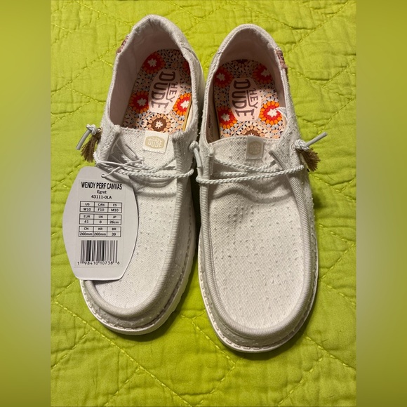 Hey dude ladies Wendy egert slip on size 10 - Picture 1 of 8